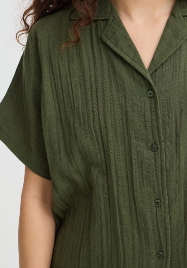 Ichi foxa grape leaf short sleeve shirt 4 Foxa Grape Leaf Short Sleeved Shirt