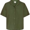 Ichi foxa grape leaf short sleeve shirt 8 Foxa Grape Leaf Short Sleeved Shirt