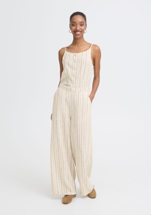 Linno Brown Stripe Trousers