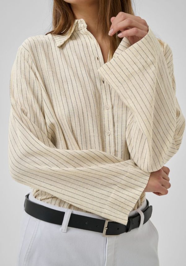 My essentail wardrobe jannie stripe shirt 1 Jannie Stripe Shirt