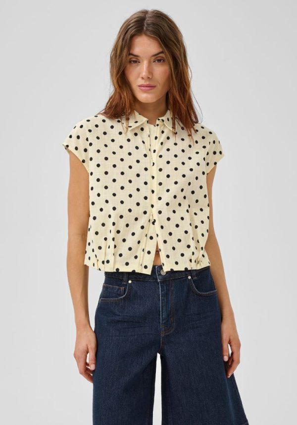 Nada Polka Dot Short Shirt