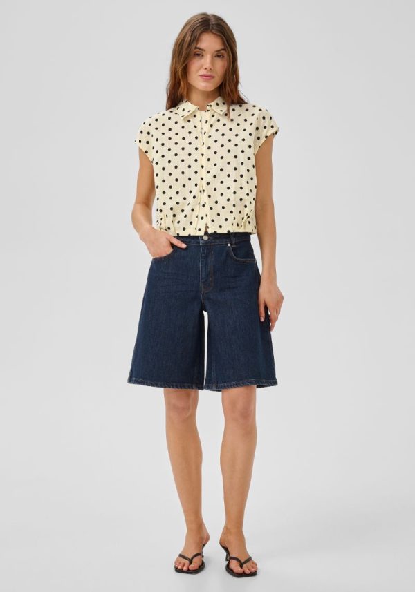 Nada Polka Dot Short Shirt