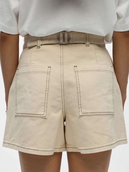 Object barrel cream shorts 3 Andrea Natural Shorts