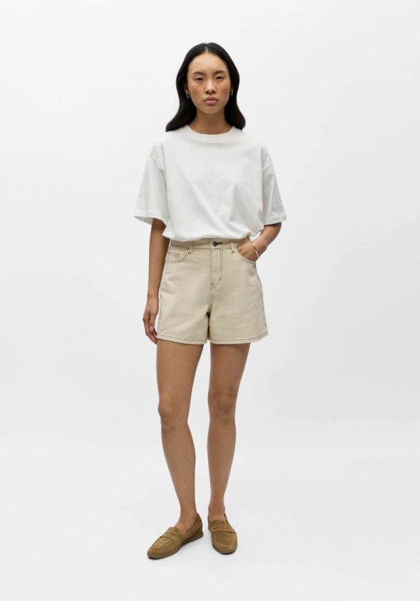 Object barrel cream shorts 5 Andrea Natural Shorts
