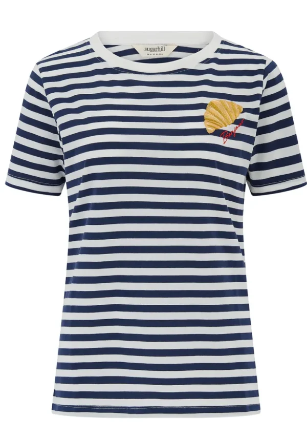 Maggie Bonjour Striped T-Shirt