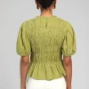 An'ge sizaya green top 4 Sizaya Vert Top