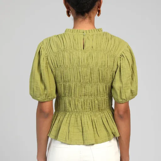 An'ge sizaya green top 4 Sizaya Vert Top