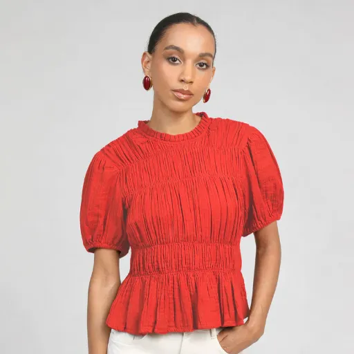 An'ge sizaya red top 1 Sizaya Rouge Top