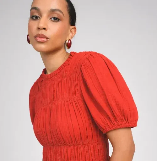 An'ge sizaya red top 2 Sizaya Rouge Top