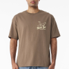Vintage Brown Mens North Sea Beach Club T-Shirt