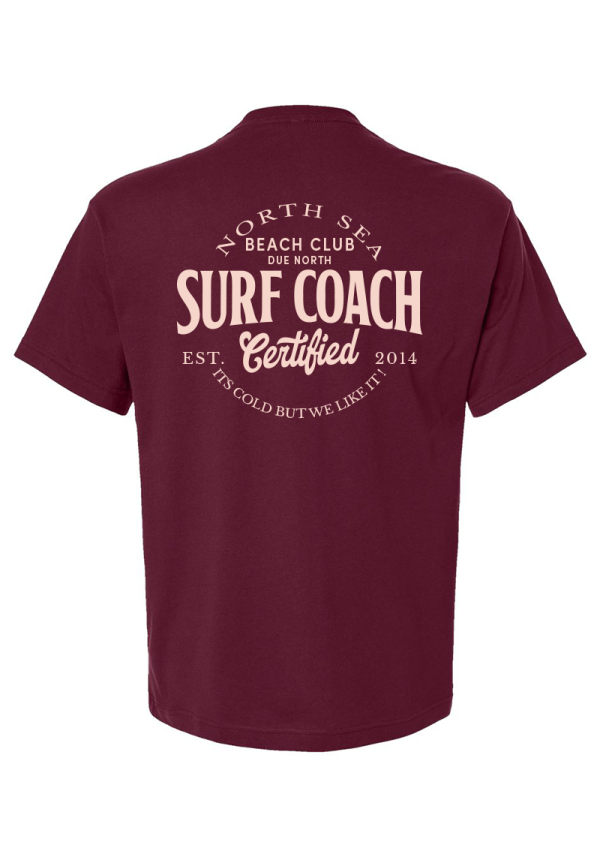 Maroon Women's North Sea Surf Coach T-Shirt