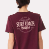 Maroon Women's North Sea Surf Coach T-Shirt