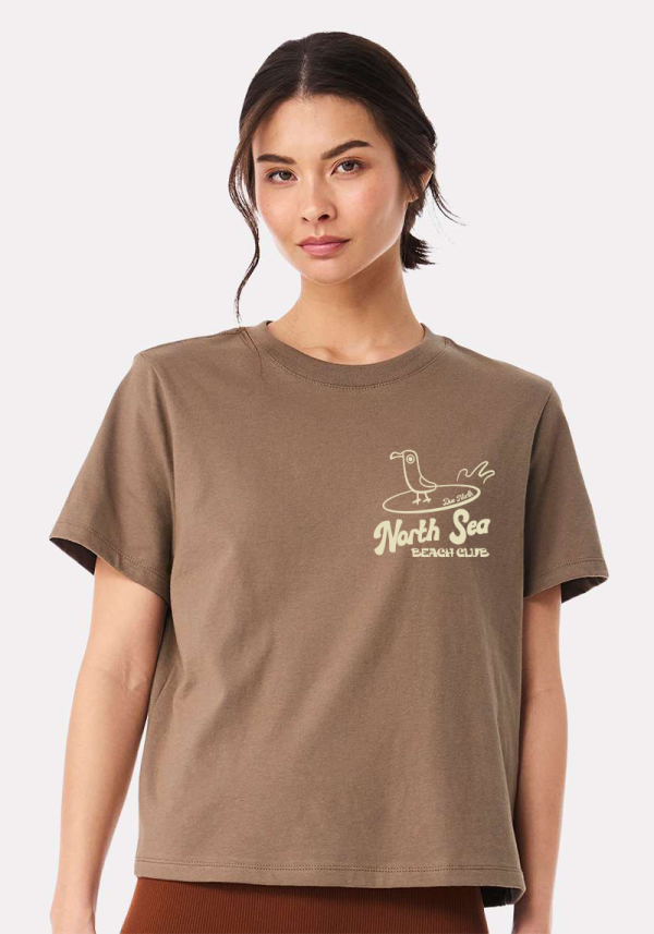Vintage Brown Women's North Sea Beach Club T-Shirt