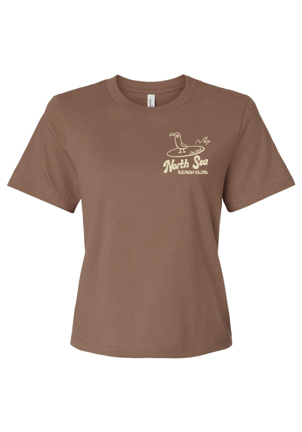 Vintage Brown Women's North Sea Beach Club T-Shirt
