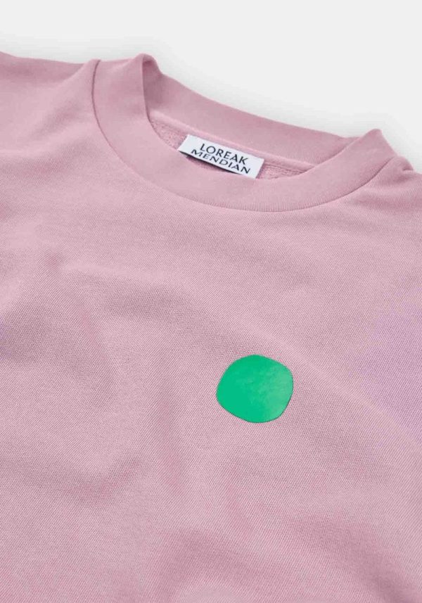 Loreak pink dot sweat 5 Dot Pink Sweatshirt