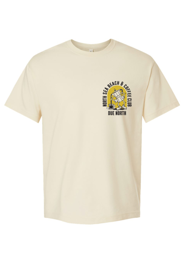 Ecru Mens Beach And Coffee Club T-Shirt