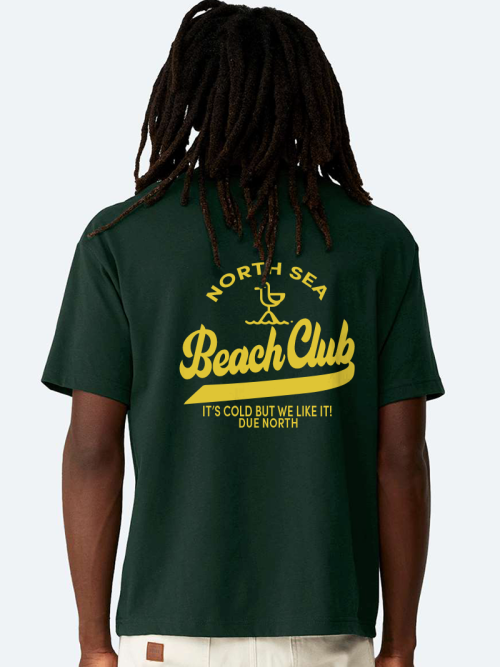 Forest Green Mens North Sea Beach Club T-Shirt