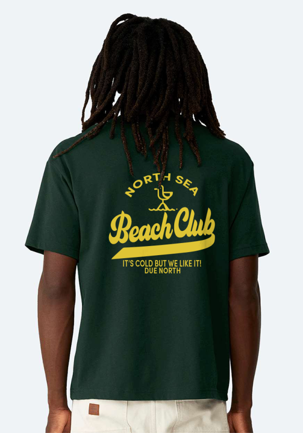 Forest Green Mens North Sea Beach Club T-Shirt
