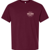 Maroon Mens North Sea Surf Coach T-Shirt