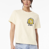 Vintage White Women's Beach And Coffee Club T-Shirt
