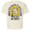 Vintage White Women's Beach And Coffee Club T-Shirt