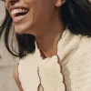 Janie Scarf Detail Knitted Vest