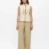 Janie Scarf Detail Knitted Vest