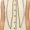 Janie Scarf Detail Knitted Vest