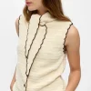 Janie Scarf Detail Knitted Vest