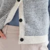 Mimi Blue Stripe Knitted Waistcoat