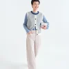 Mimi Blue Stripe Knitted Waistcoat