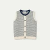 Mimi Blue Stripe Knitted Waistcoat