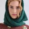 Flora Forest Green Scarf
