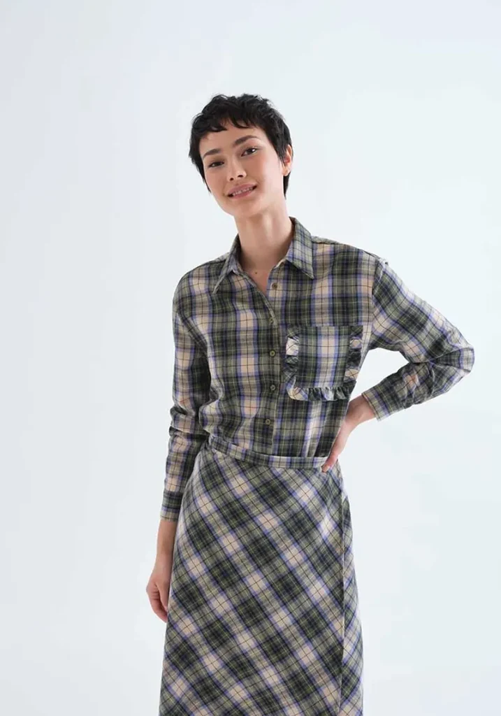 Mara Check Cotton Shirt