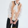 Mimi Orange Stripe Knitted Waistcoat