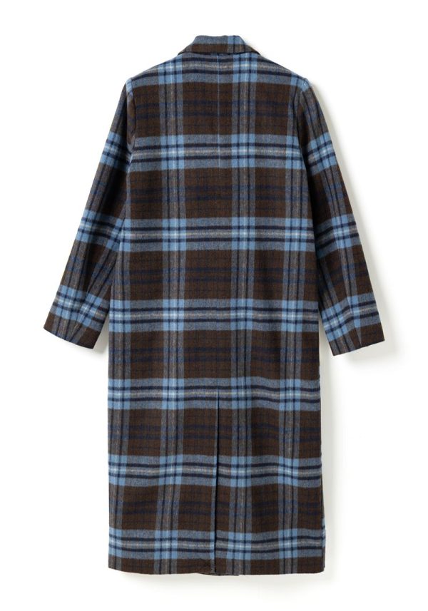 N-Jaci Coat Daliyah Blue Check 2 Jaci Check Coat