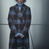 N-Jaci Coat Daliyah Blue Check 8 Jaci Check Coat