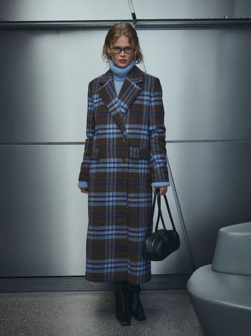 Jaci Check Coat