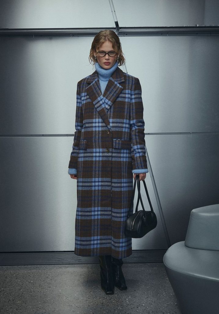 Jaci Check Coat