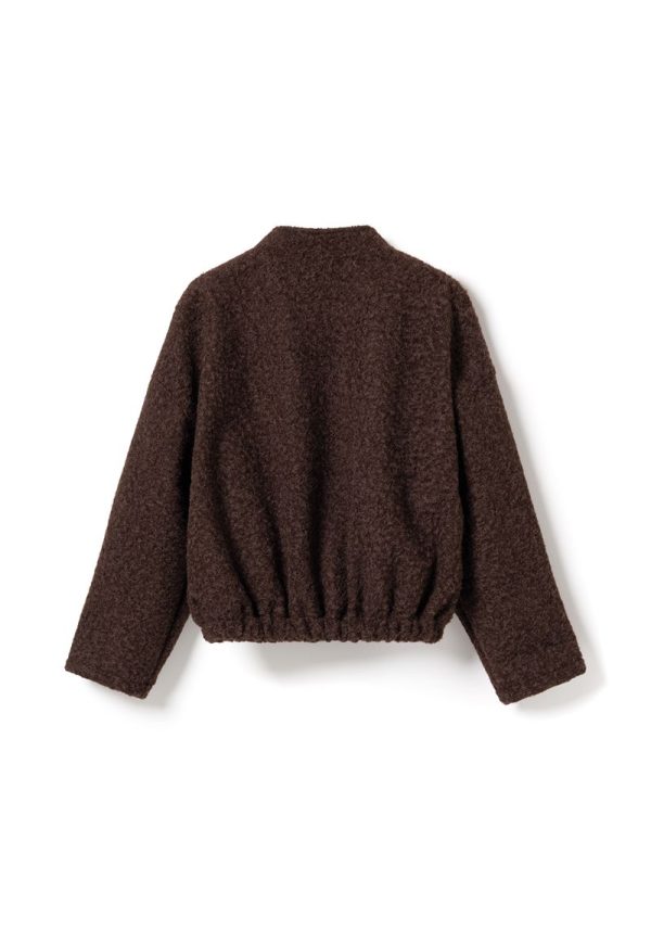 N-Marnie Jacket Coffee Melange 2 Marnie Bomber Jacket