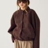 N-Marnie Jacket Coffee Melange 6 Marnie Bomber Jacket