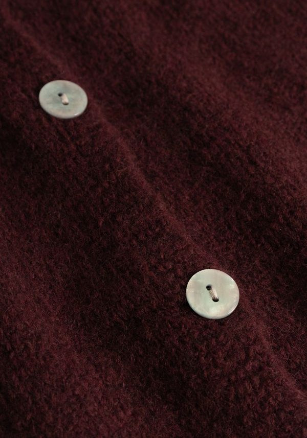 N-Marwood Knit Cardigan Winetasting 3 Marwood Short Sleeved Cardigan