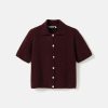 N-Marwood Knit Cardigan Winetasting 5 Marwood Short Sleeved Cardigan