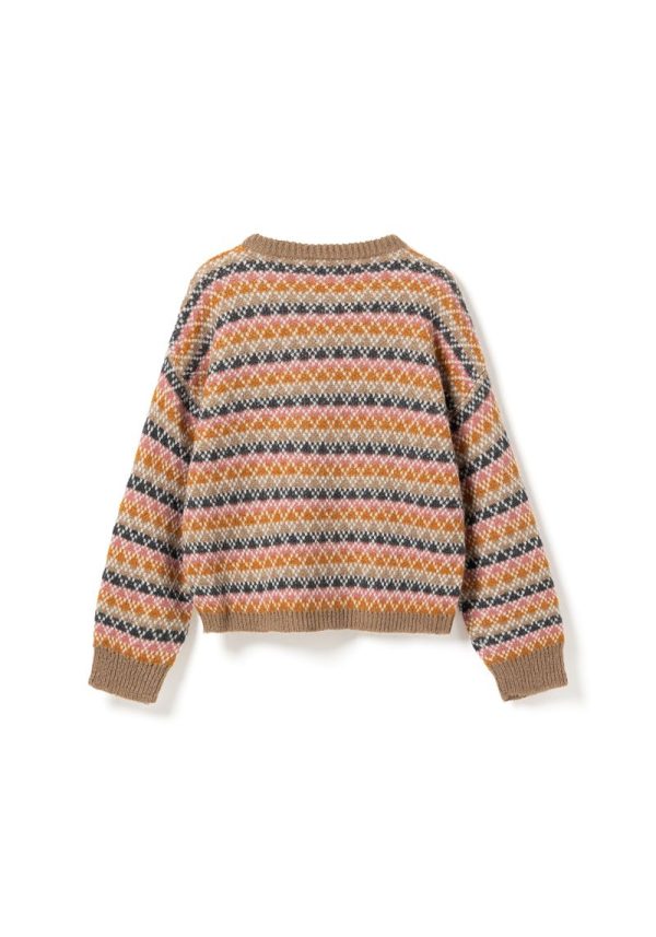 N-Mirtie Knit Debor Multi Stripe 2 Mirtie Striped Sweater