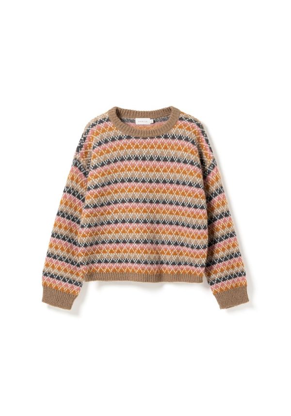 N-Mirtie Knit Debor Multi Stripe Mirtie Striped Sweater
