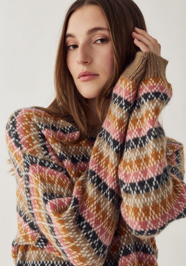 N-Mirtie Knit Debor Multi Stripe 8 Mirtie Striped Sweater