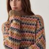 N-Mirtie Knit Debor Multi Stripe primary Mirtie Striped Sweater