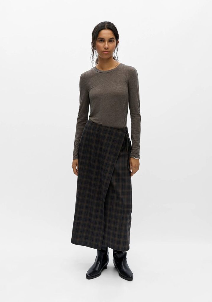 Reese Wrap Midi Skirt