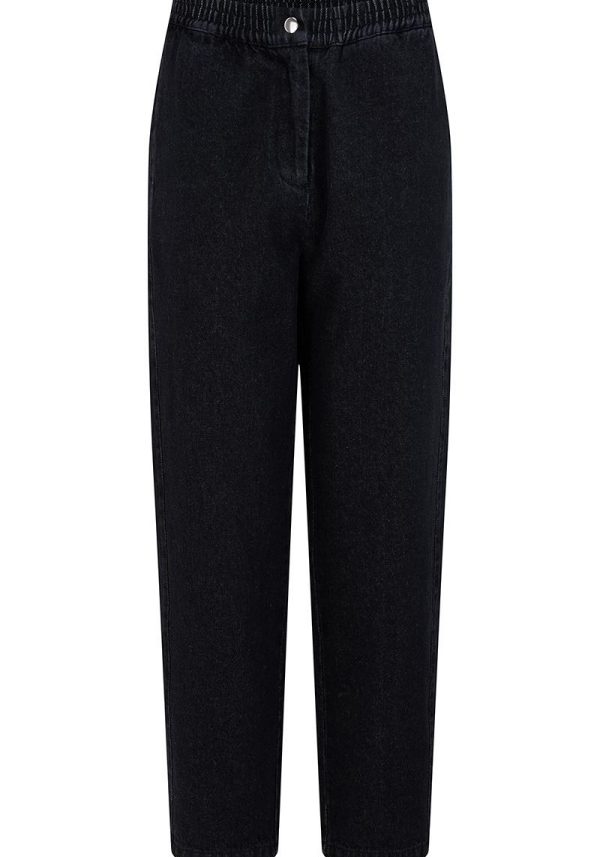 Sugarhill rose jeans 1 Mila Embroidered Barrel Jeans