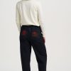 Sugarhill rose jeans 4 Mila Embroidered Barrel Jeans